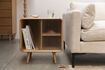 Miniature Table d'appoint en bois beige Rise 2