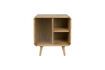 Miniature Table d'appoint en bois beige Rise 1