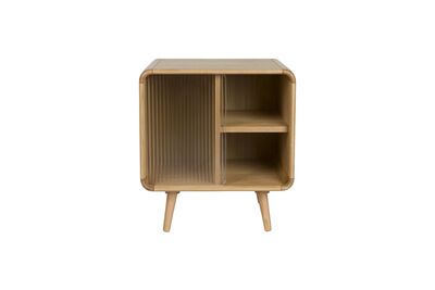 Table d'appoint en bois beige Rise