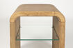 Miniature Table d'appoint en bois brun Brave 11