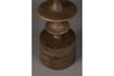 Miniature Table d'appoint en bois brun Cath 3