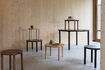 Miniature Table d'appoint en bois brun Storm 5