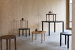 Miniature Table d'appoint en bois brun Storm 3