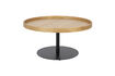 Miniature Table d'appoint en bois brun Yuri 1