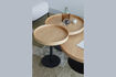 Miniature Table d'appoint en bois brun Yuri 2