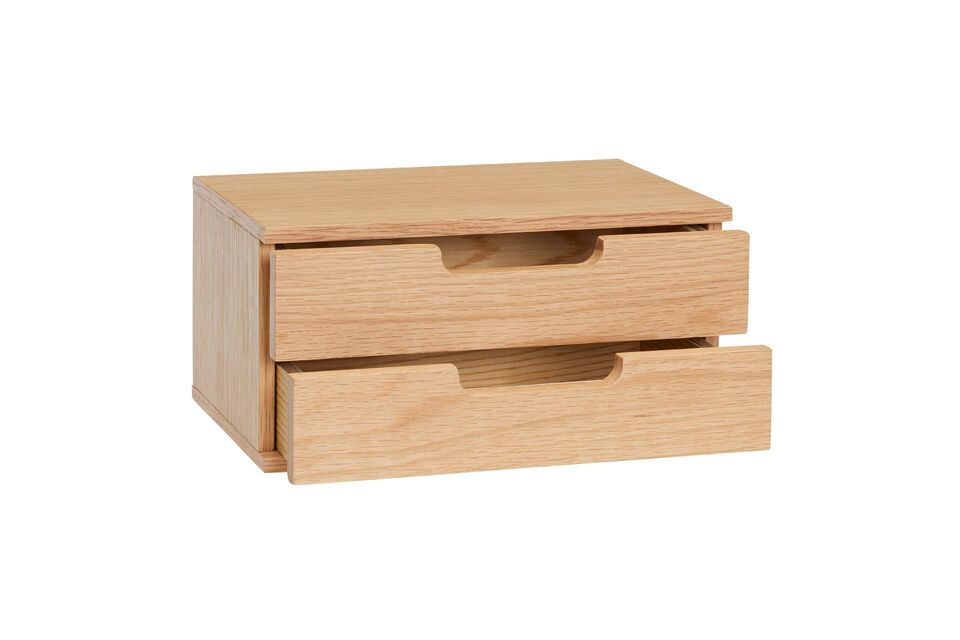 La table d\'appoint AtHand en bois clair est l\'accessoire parfait pour avoir l\'essentiel à
