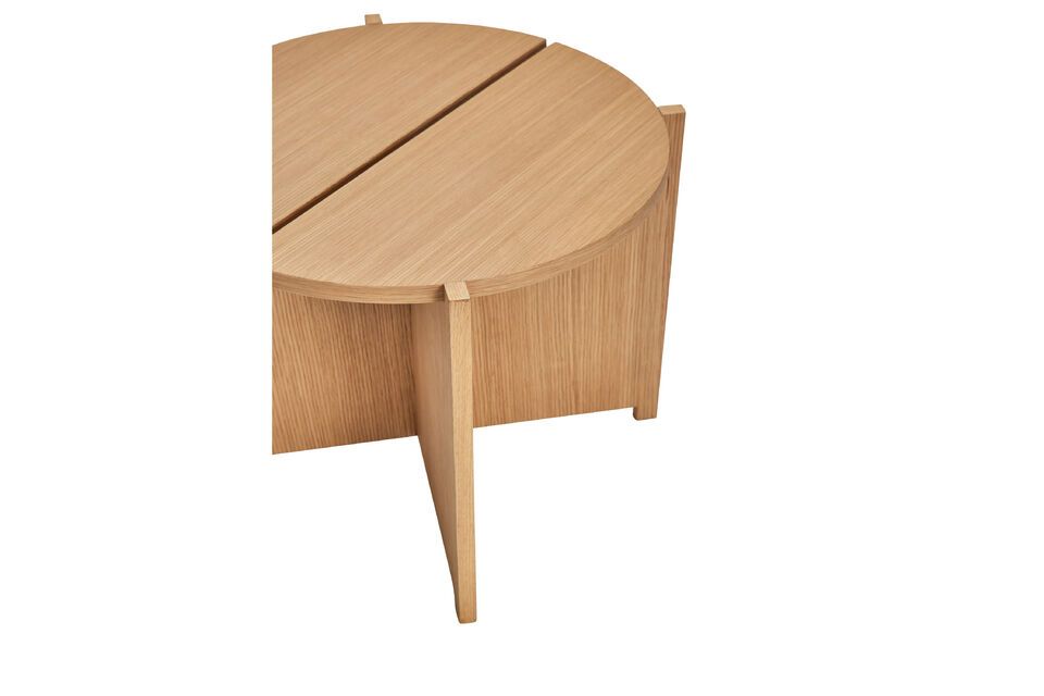 Table d'appoint en bois clair Dash - 5