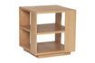 Miniature Table d'appoint en bois clair Merge 1