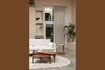 Miniature Table d'appoint en bois d'acacia marron Doppio 3