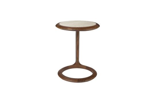 Table d'appoint en bois d'acacia marron Doppio Détouré