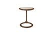 Miniature Table d'appoint en bois d'acacia marron Doppio 1