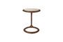 Miniature Table d'appoint en bois d'acacia marron Doppio Détouré