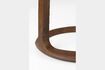 Miniature Table d'appoint en bois d'acacia marron Doppio 8