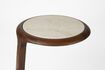 Miniature Table d'appoint en bois d'acacia marron Doppio 9