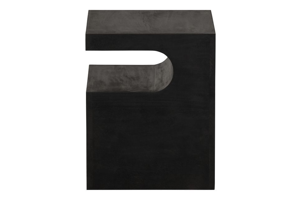 Table d'appoint en bois de manguier noir Toma - 3