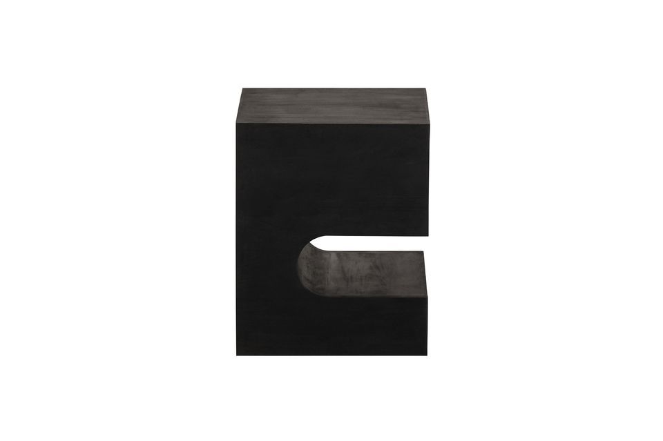 Table d'appoint en bois de manguier noir Toma - 7