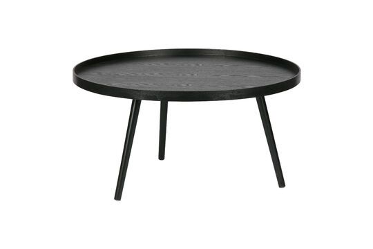 Table d'appoint en bois noir Mesa Détouré