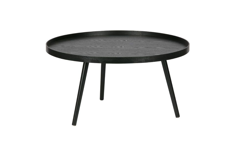 Table d'appoint en bois noir Mesa Woood