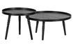 Miniature Table d'appoint en bois noir Ponto 3