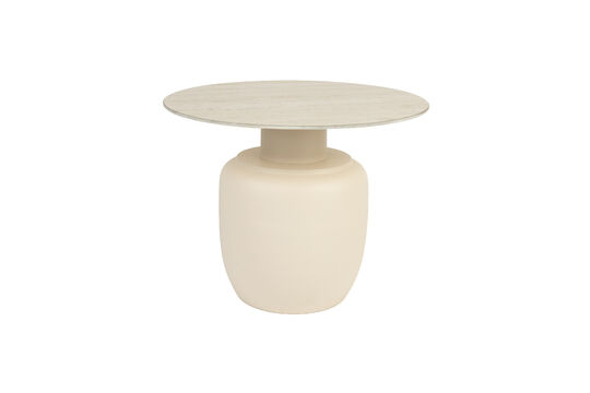 Table d'appoint en fer beige Karula