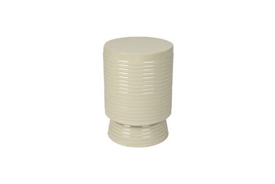 Table d'appoint en fer beige Sven