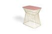 Miniature Table d'appoint en fer rose No Offence 1