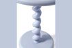 Miniature Table d'appoint en fonte d'aluminium bleu clair Twister 5
