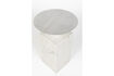 Miniature Table d'appoint en marbre blanc Pride 10