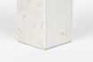 Miniature Table d'appoint en marbre blanc Pride 14