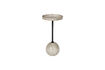 Miniature Table d'appoint en marbre brun Cocktail 4