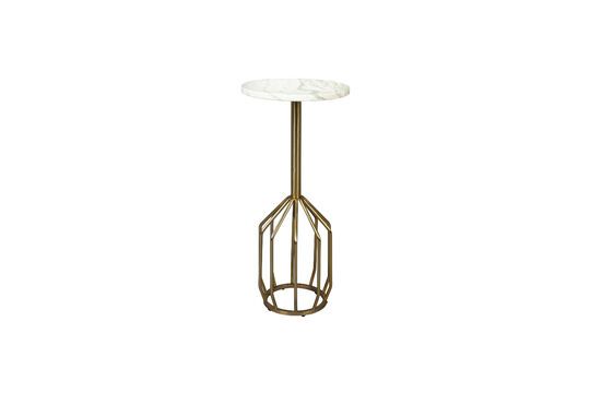 Table d'appoint en marbre doré Salerno