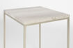 Miniature Table d'appoint en marbre gris Stray 13