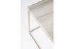 Miniature Table d'appoint en marbre gris Stray 15