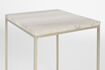 Miniature Table d'appoint en marbre gris Stray 9