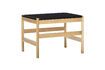 Miniature Table d'appoint en marbre noir Raw 1