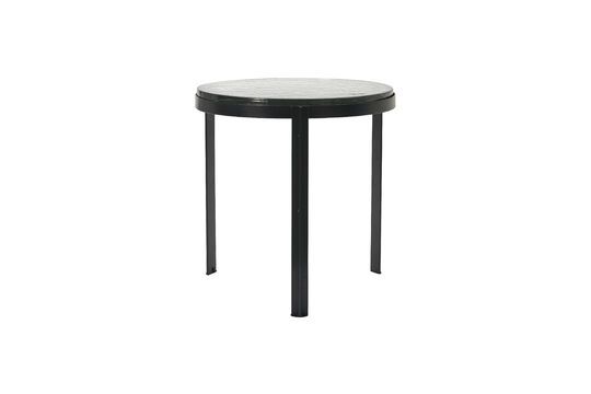 Table d'appoint en métal noir Smoke Détouré