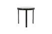 Miniature Table d'appoint en métal noir Smoke 1