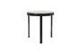 Miniature Table d'appoint en métal noir Smoke Détouré
