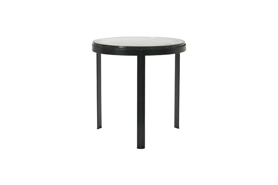 Table d'appoint en métal noir Smoke House Doctor