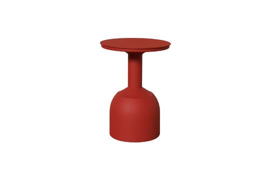 Table d'appoint en métal rouge Forms