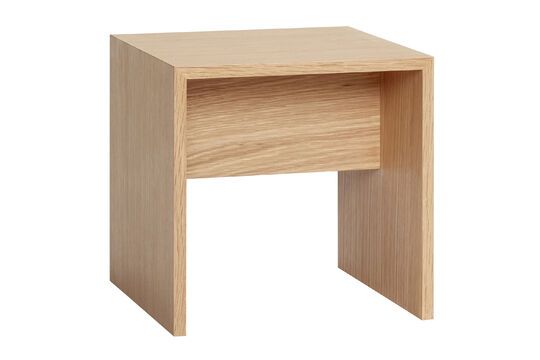 Table d'appoint en placage de chêne clair Less