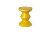 Miniature Table d'appoint en polyester jaune Zig Zag 1