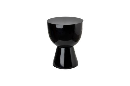 Table d'appoint en polyester noir Tam Tam