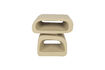Miniature Table d'appoint en résine beige Eddy 7
