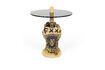 Miniature Table d'appoint en résine beige Fother Mucker Lion 1