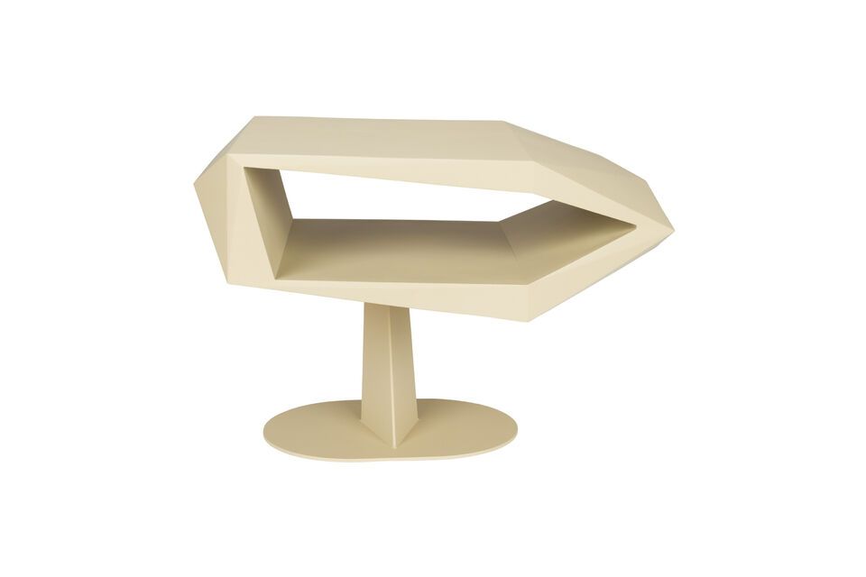 Table d'appoint en résine beige North Side Zuiver