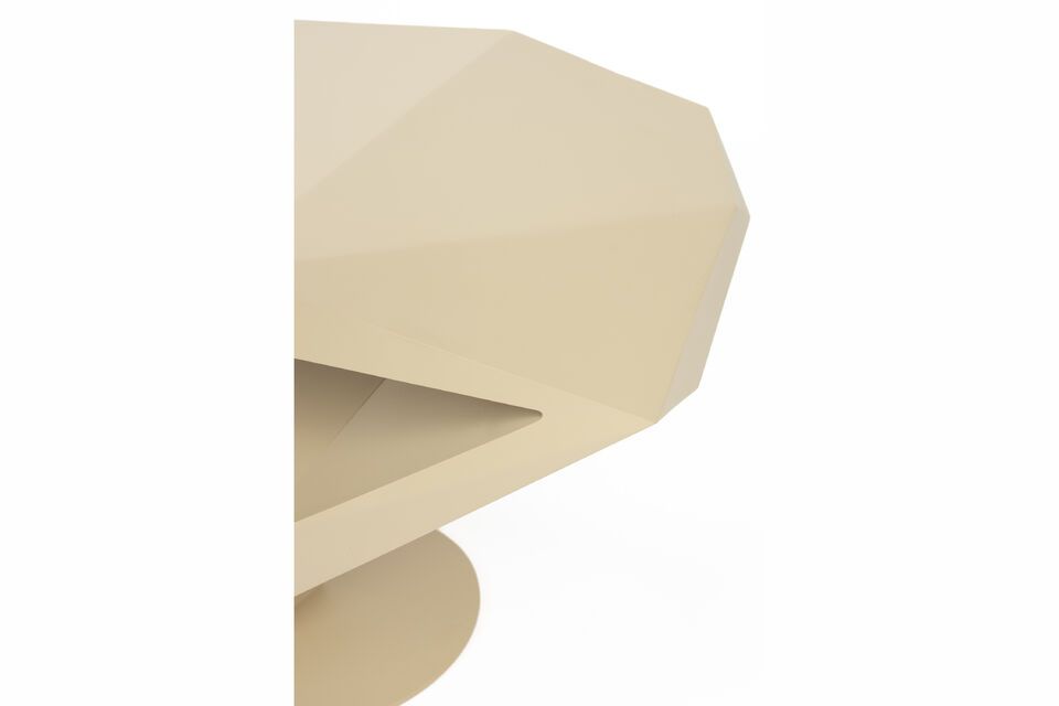 Table d'appoint en résine beige North Side - 8
