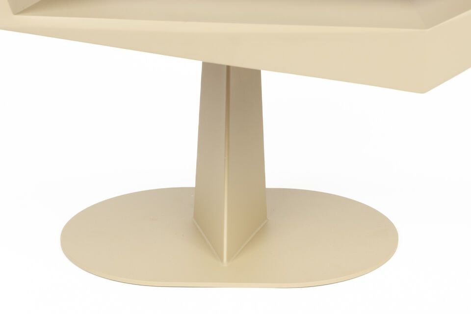 Table d'appoint en résine beige North Side - 9