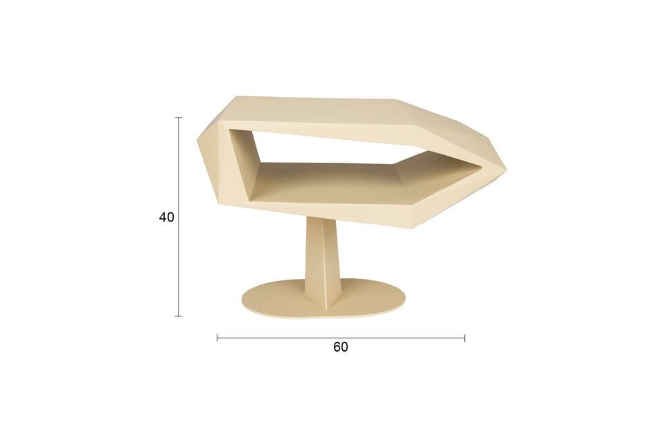 Son coloris beige doux évoque la tranquillité et la chaleur