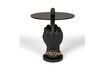 Miniature Table d'appoint en résine noir Fother Mucker 1